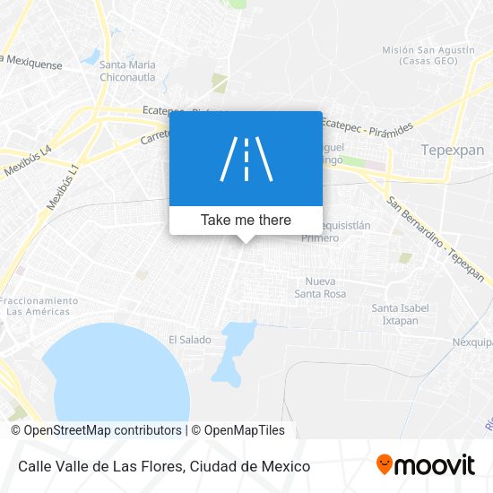 Calle Valle de Las Flores map