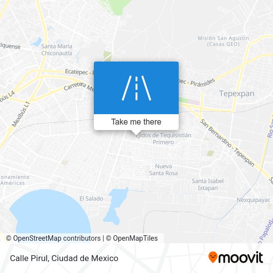 Mapa de Calle Pirul
