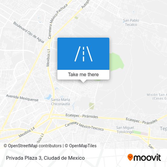 Mapa de Privada Plaza 3
