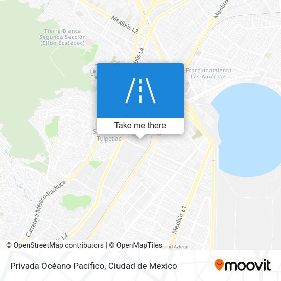 Privada Océano Pacífico map