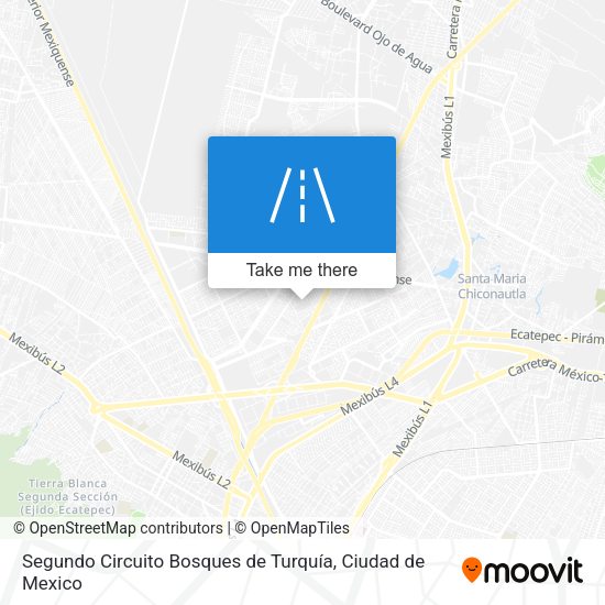 Segundo Circuito Bosques de Turquía map