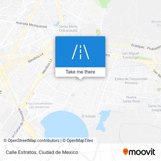 Calle Estratos map