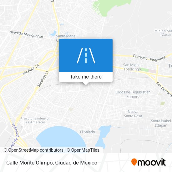 Calle Monte Olimpo map
