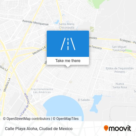 Calle Playa Aloha map