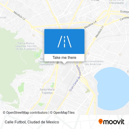 Mapa de Calle Futbol