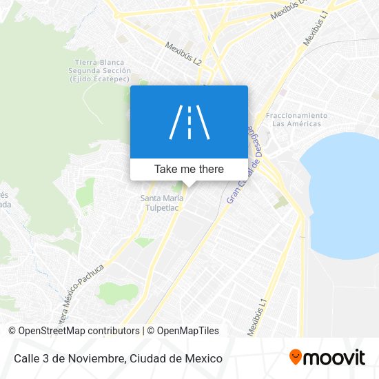 Mapa de Calle 3 de Noviembre