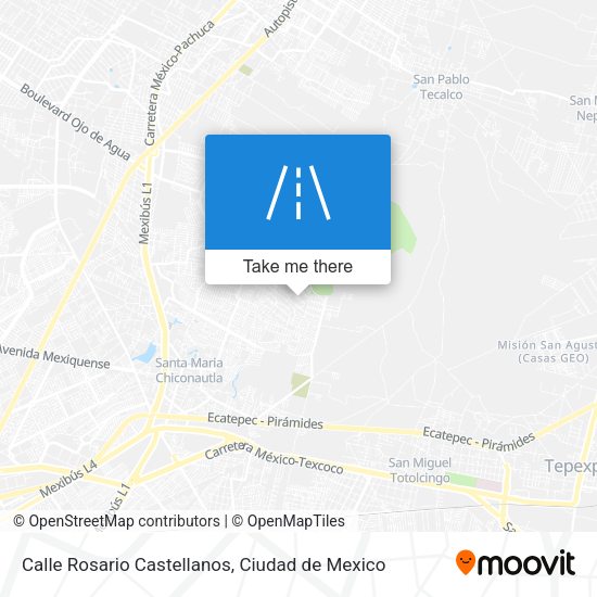 Calle Rosario Castellanos map