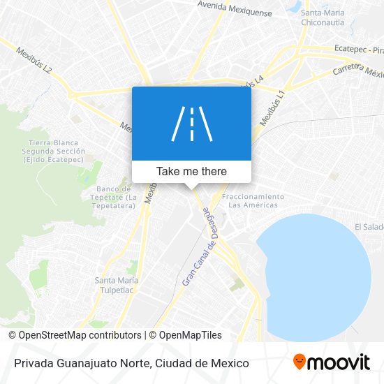 Mapa de Privada Guanajuato Norte