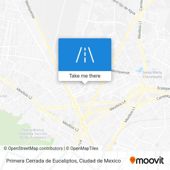 Mapa de Primera Cerrada de Eucaliptos