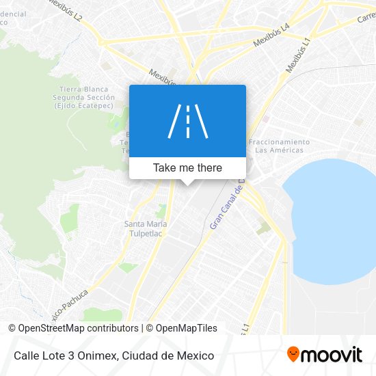Calle Lote 3 Onimex map