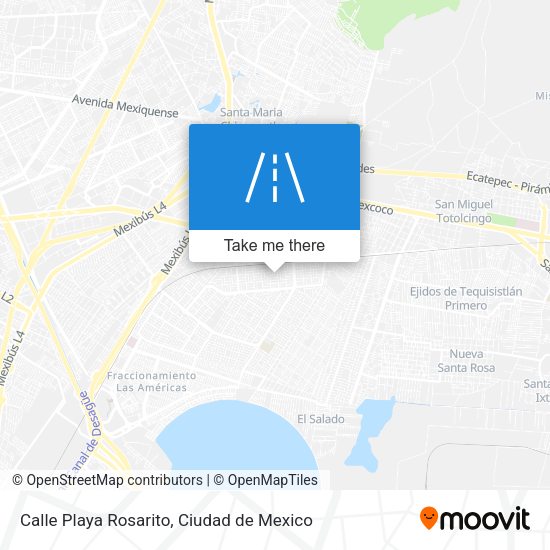 Calle Playa Rosarito map