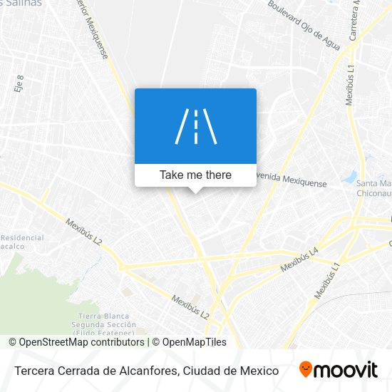 Mapa de Tercera Cerrada de Alcanfores