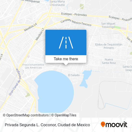 Mapa de Privada Segunda L. Coconor