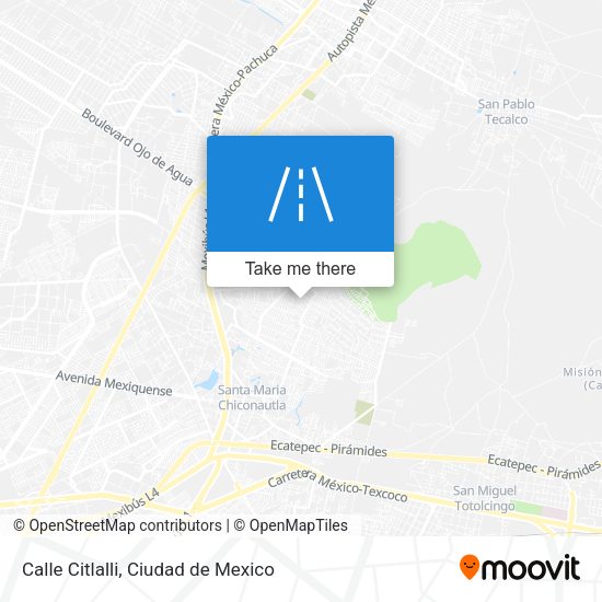 Calle Citlalli map