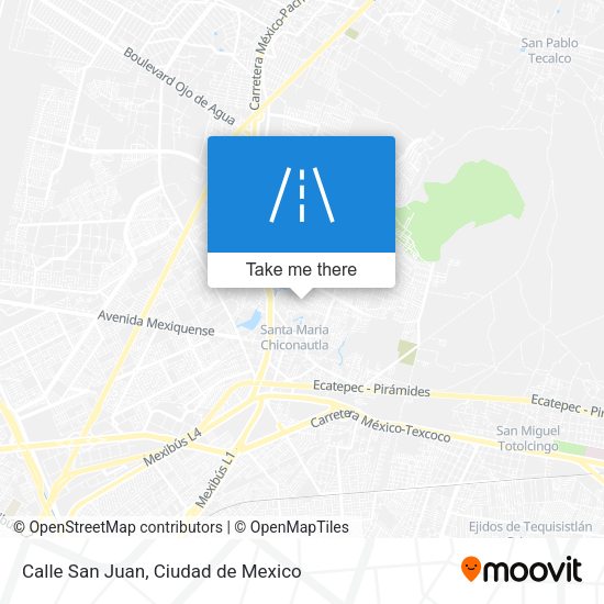 Calle San Juan map