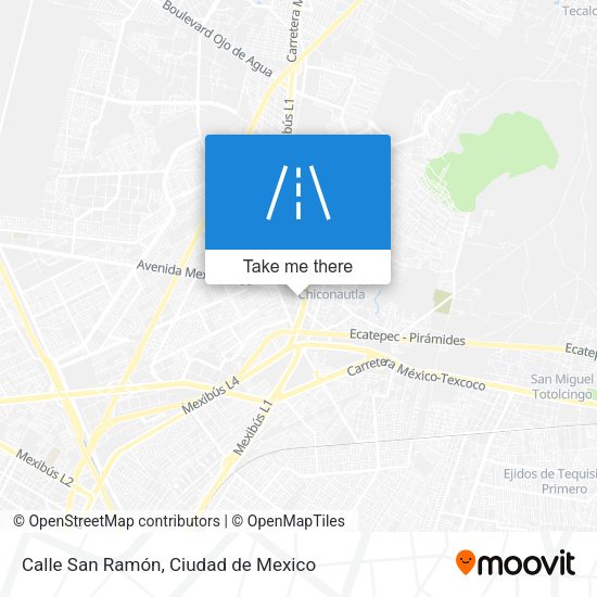 Calle San Ramón map