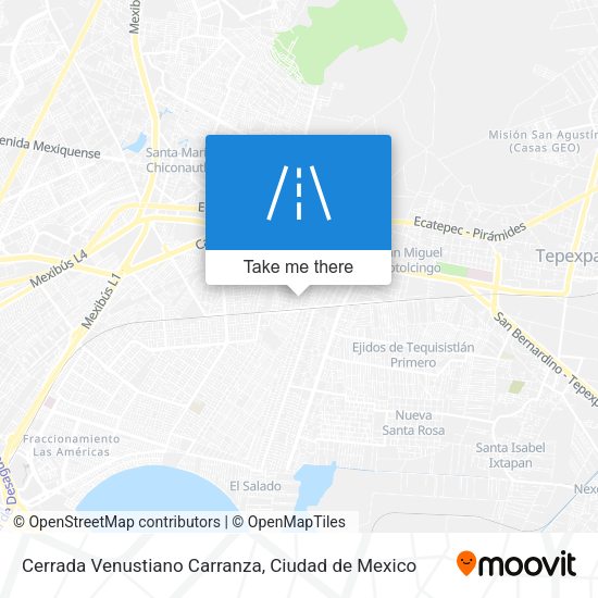 Cerrada Venustiano Carranza map