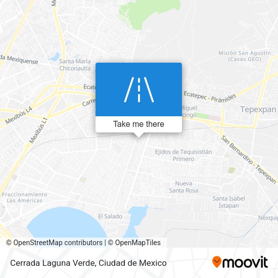 Cerrada Laguna Verde map