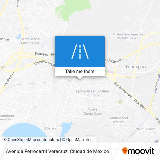 Mapa de Avenida Ferrocarril Veracruz