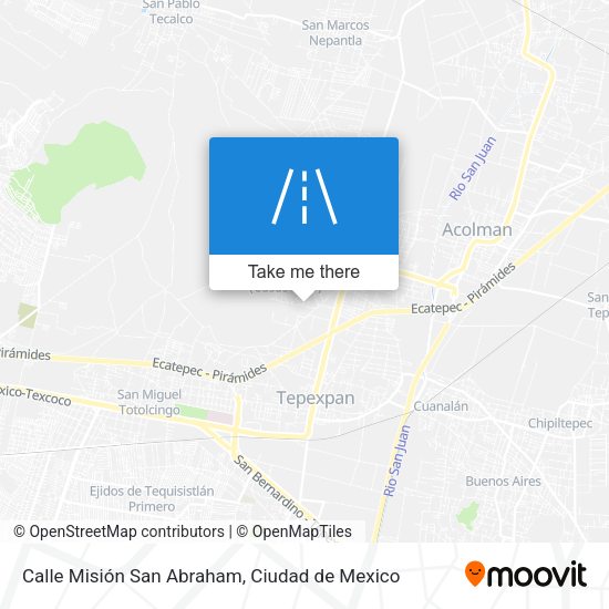 Mapa de Calle Misión San Abraham