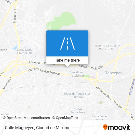 Mapa de Calle Magueyes