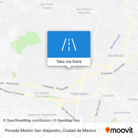 Privada Misión San Alejandro map