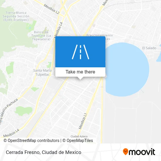 Cerrada Fresno map