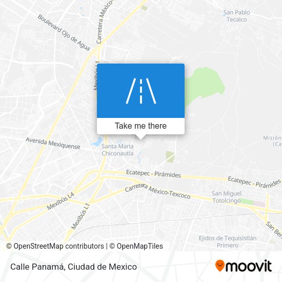 Calle Panamá map