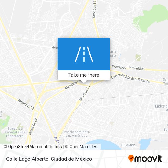 Calle Lago Alberto map