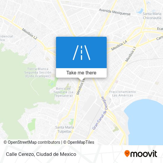 Mapa de Calle Cerezo