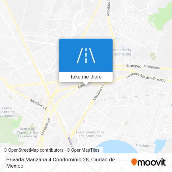 Privada Manzana 4 Condominio 28 map