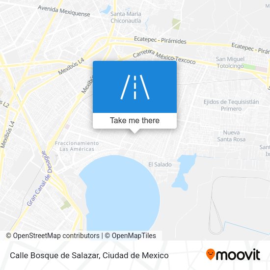 Mapa de Calle Bosque de Salazar