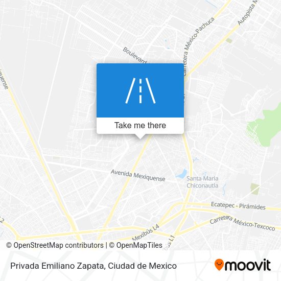 Mapa de Privada Emiliano Zapata