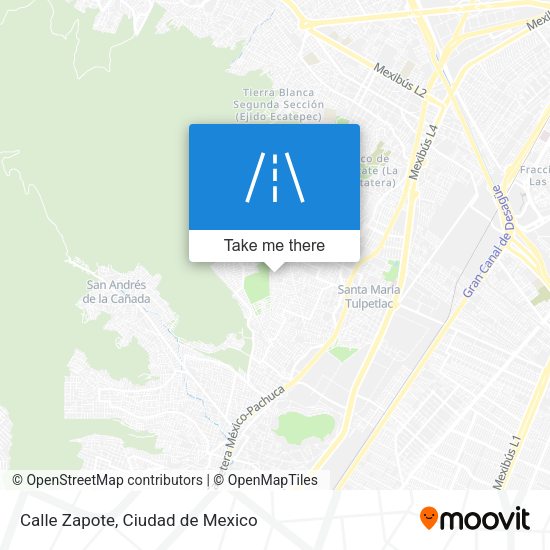Calle Zapote map