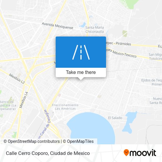 Calle Cerro Coporo map