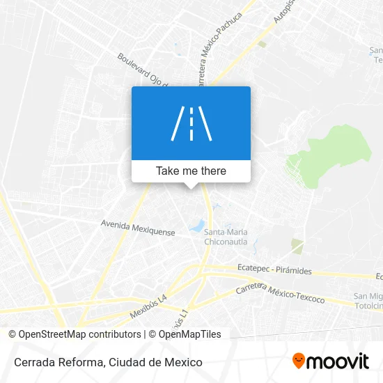 Cerrada Reforma map