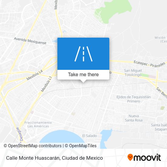 Mapa de Calle Monte Huascarán