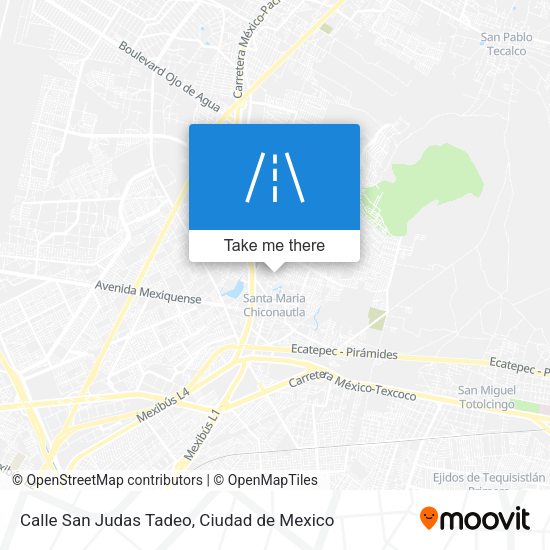 Calle San Judas Tadeo map