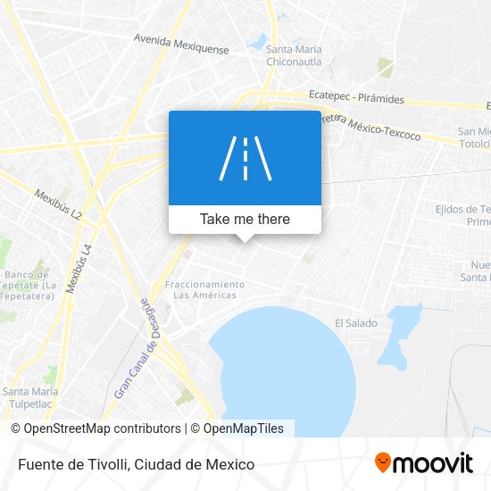 Mapa de Fuente de Tivolli