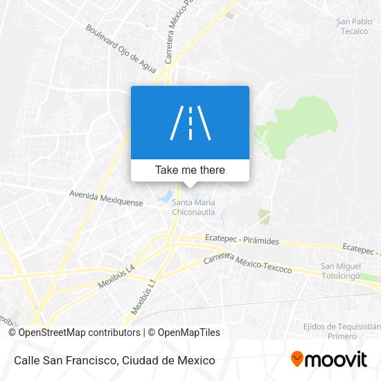 Calle San Francisco map