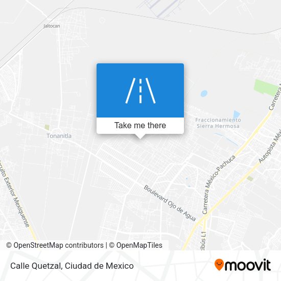 Calle Quetzal map