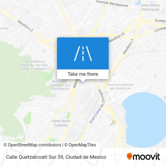 Calle Quetzalcoatl Sur 39 map