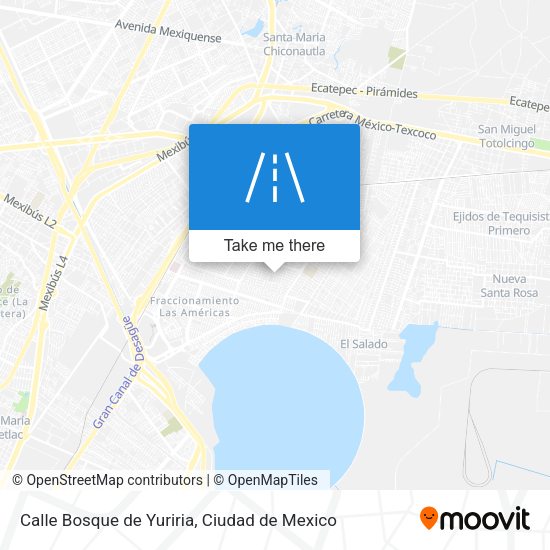 Calle Bosque de Yuriria map