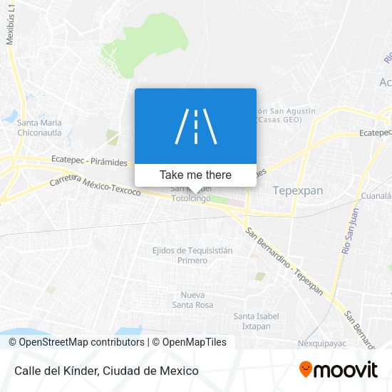 Calle del Kínder map