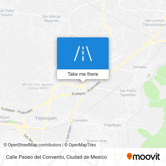 Calle Paseo del Convento map