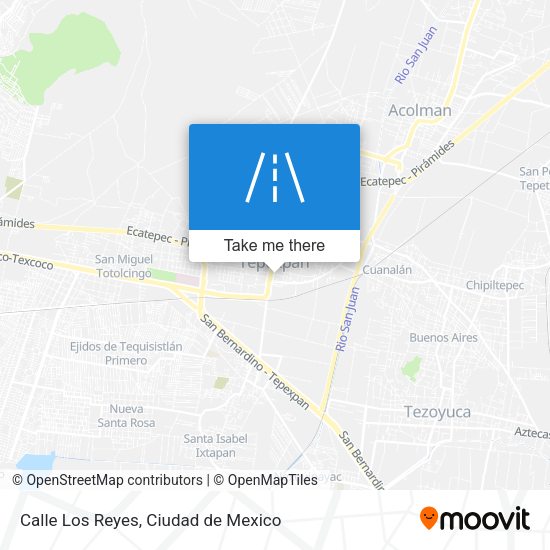 Calle Los Reyes map