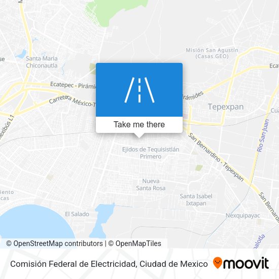 Mapa de Comisión Federal de Electricidad