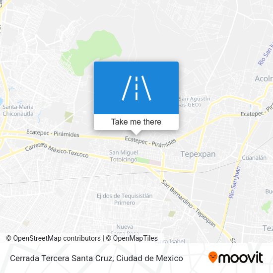 Cerrada Tercera Santa Cruz map