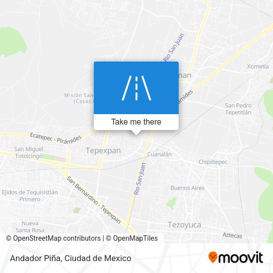 Mapa de Andador Piña