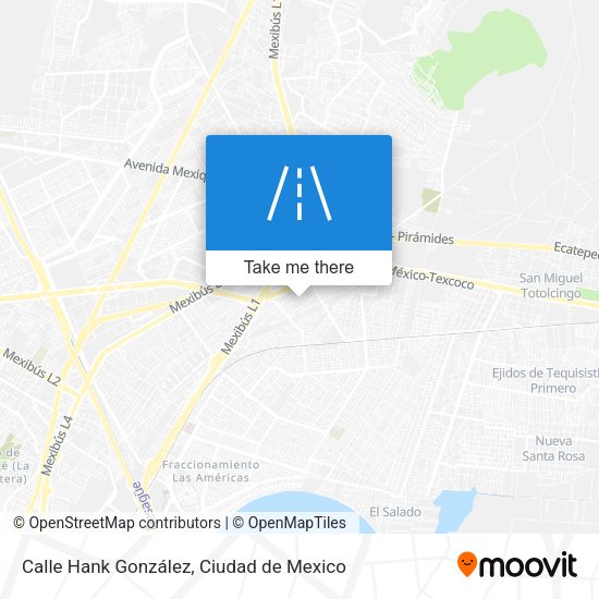 Calle Hank González map